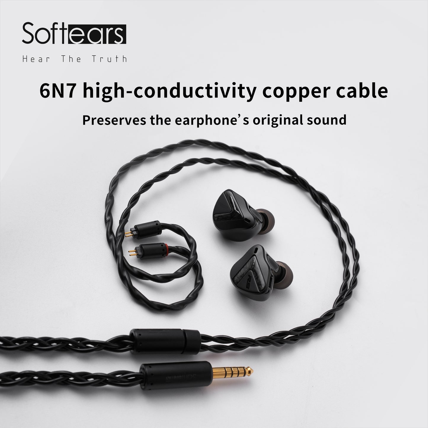 Softears rsv2 mkII High-Quality Hi-Fi Wired earphones 5 Balanced Armature Drivers Audiophile-Grade In-Ear earphones