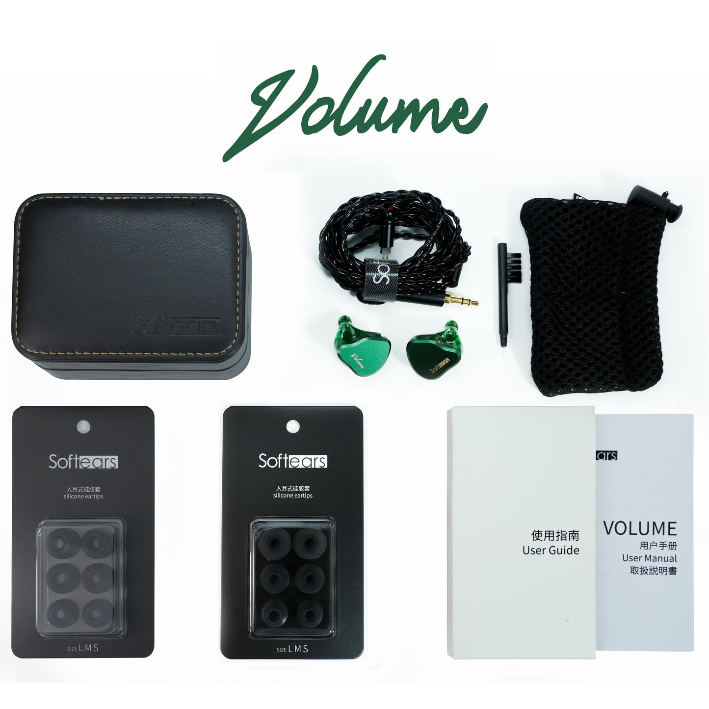 SoftEars Volume entry-level 2BA+1DD hybrid in ear monitor earphone