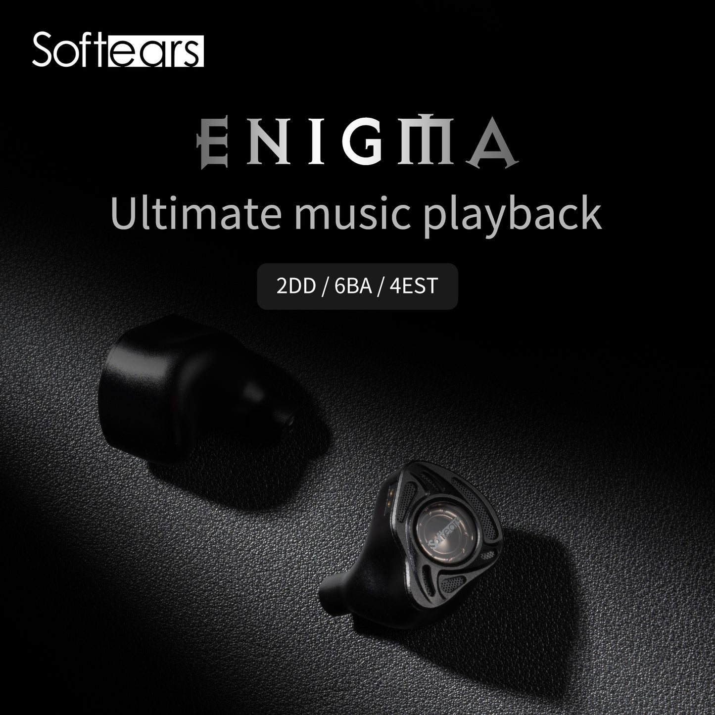 Softears enigma 2dd 6ba 4est Driver In-Ear bedrade kabel hifi einde oortelefoon 12-Driver 5-Way hifi Iems