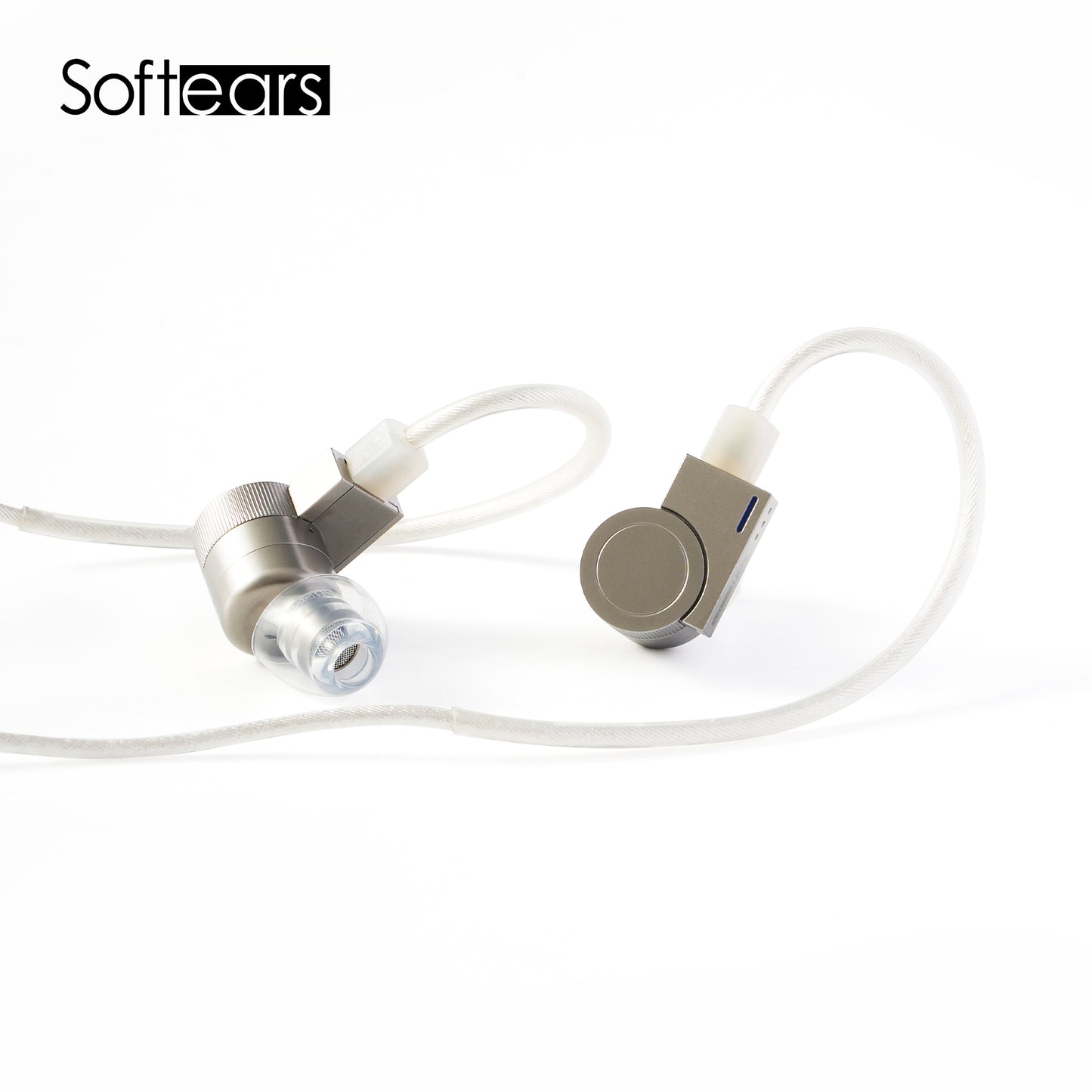 Softears Edge Wired In - Ear Hi - Fi Music Dynamic - Driver Earphones with Full Titanium Alloy Cavity