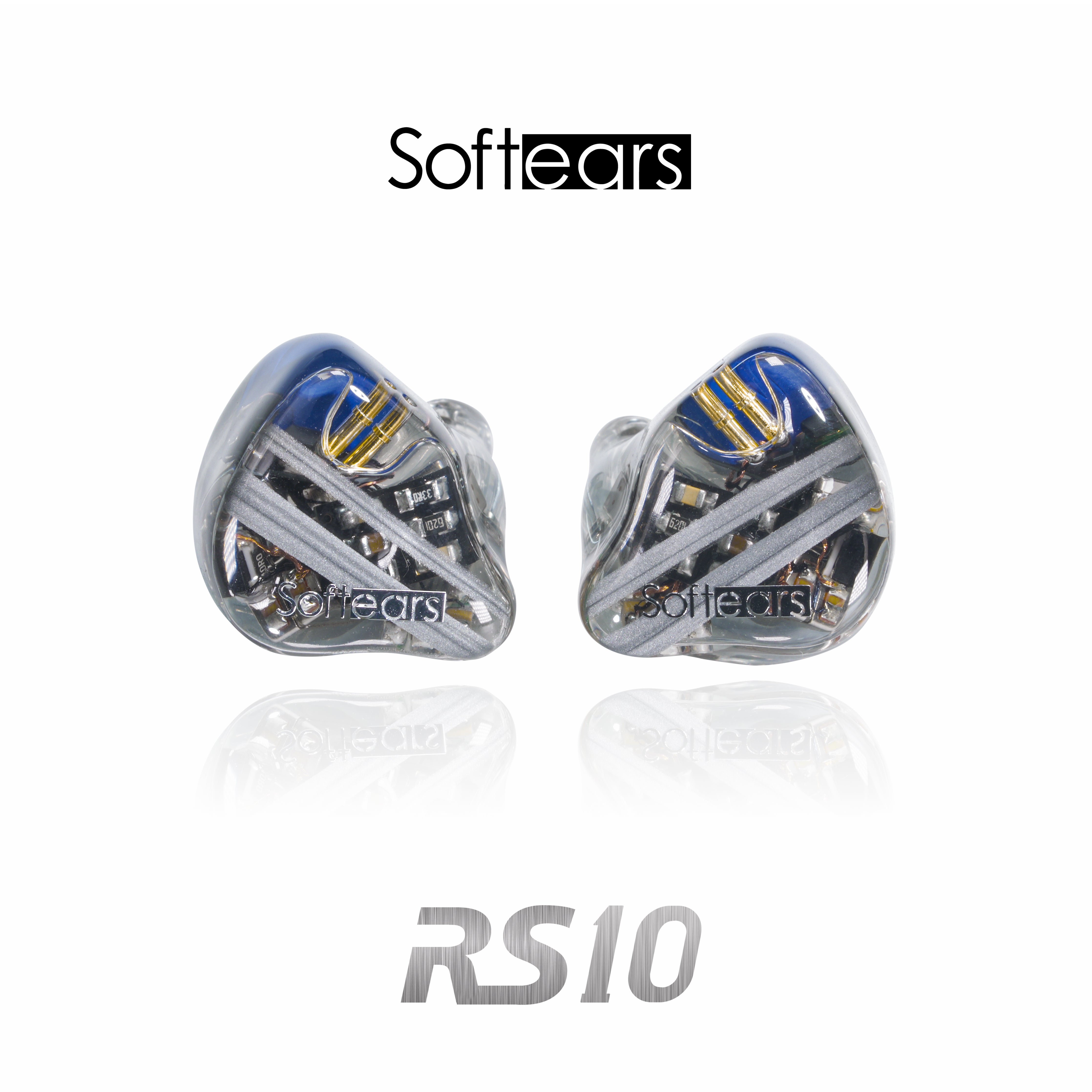 RS10 SoftEars Reference sound 10 flagship 10BA Hi-End reference ...